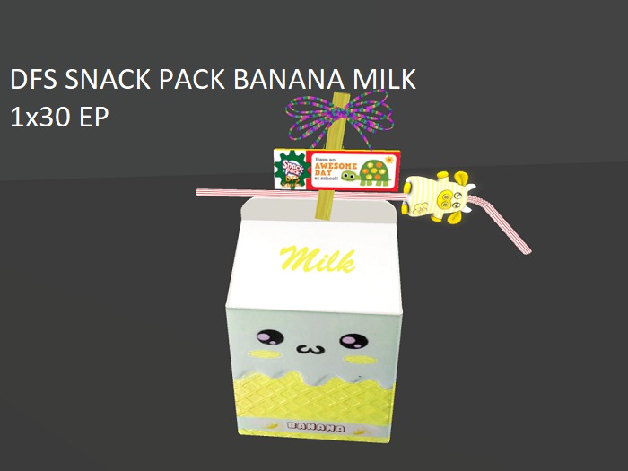 DFS Snack Pack Banana Milk