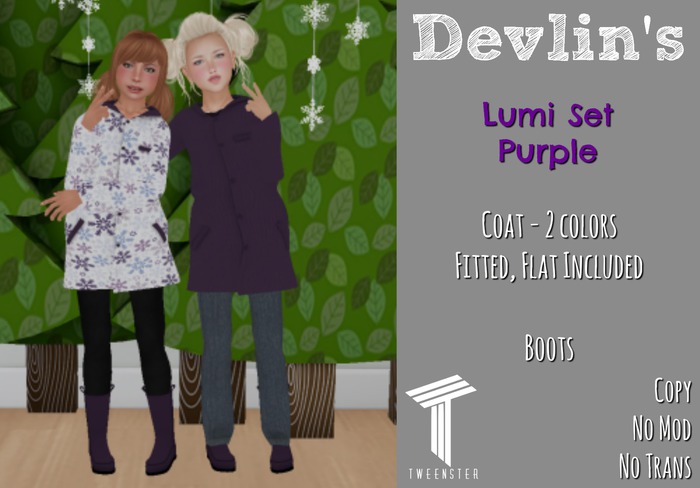 Devlin's Lumi Set Purple (bagged)