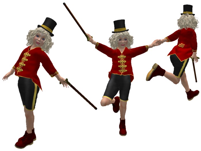 LITTLE GIRL - CIRCUS OUTFIT - CLASSIC & MESH AVATAR