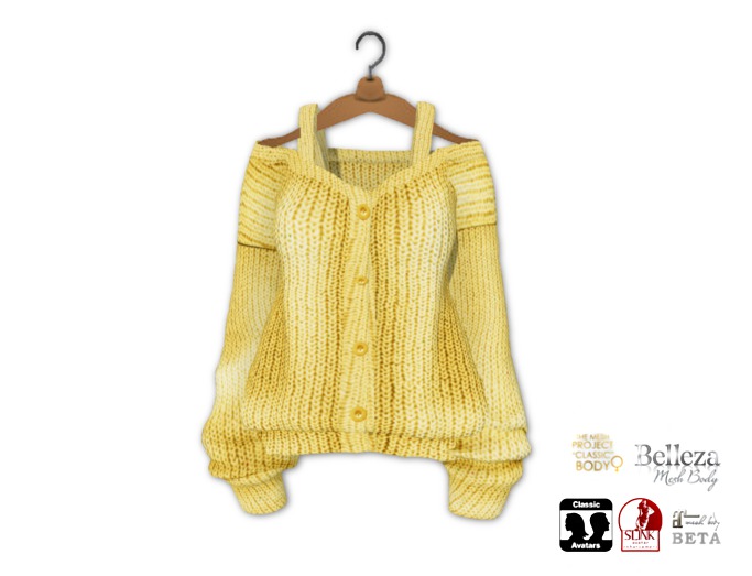 {amiable}Mesh Oversized Knit Cardigan05