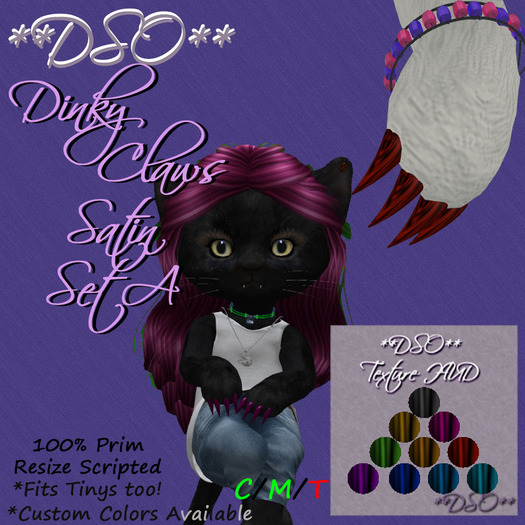 **DSO** Dinky Claws - Satin Set A (Boxed)