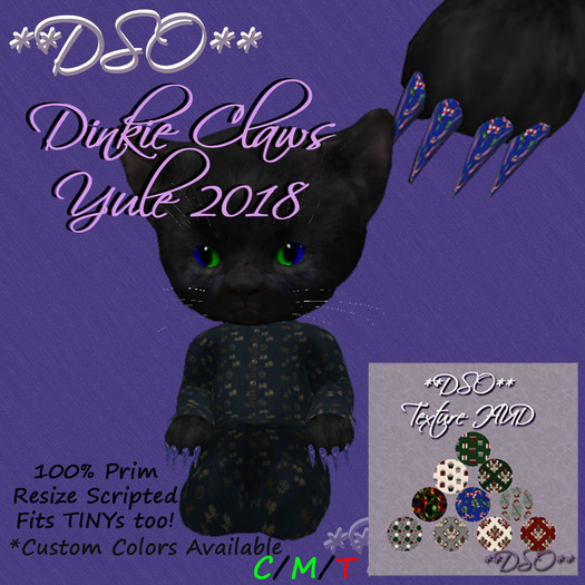 **DSO** Dinky Claws - Yule (Boxed)