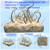 SR.store mesh full perm Alien marine rock
