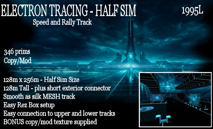 Electron Racing Speed and Rally Track - half sim