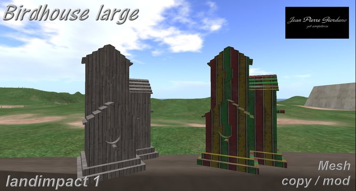 Birdhouses large mesh 