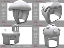 SWW Booths bundle - 4 FULL PERMS Meshes