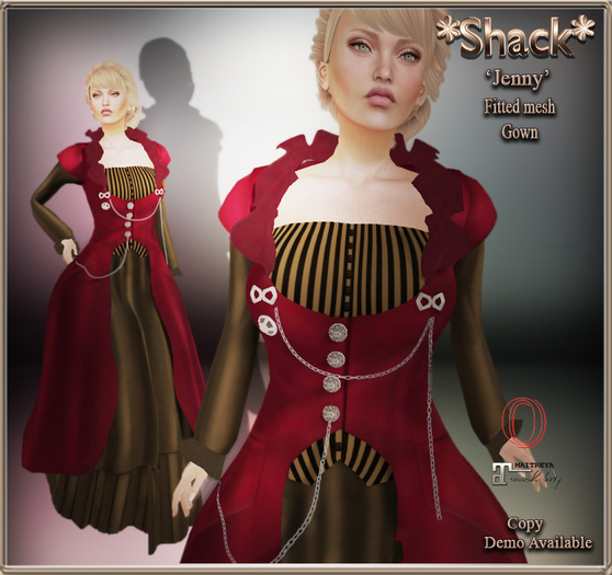 *Shack* Jenny Gown - Red