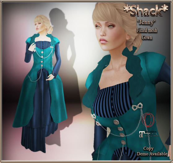 *Shack* Jenny Gown - Blue