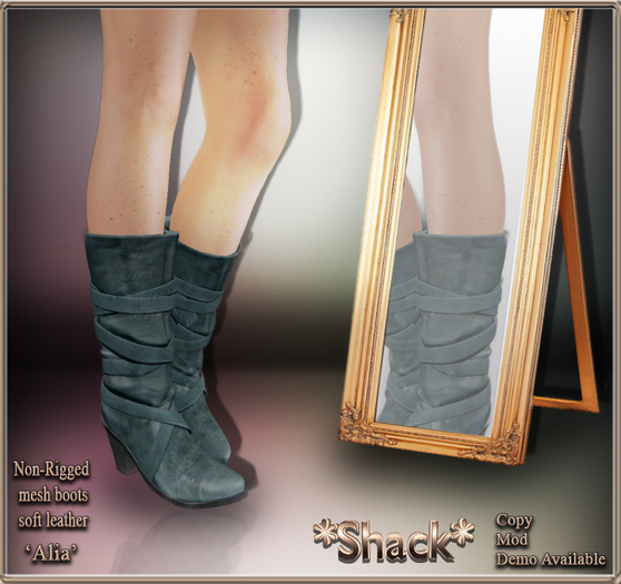 *Shack* Alia Boots - Teal