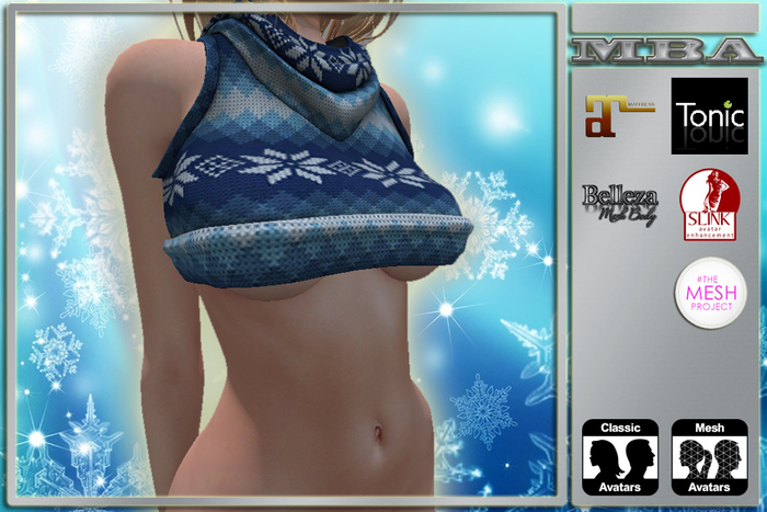 *MBA* Blue Sweater