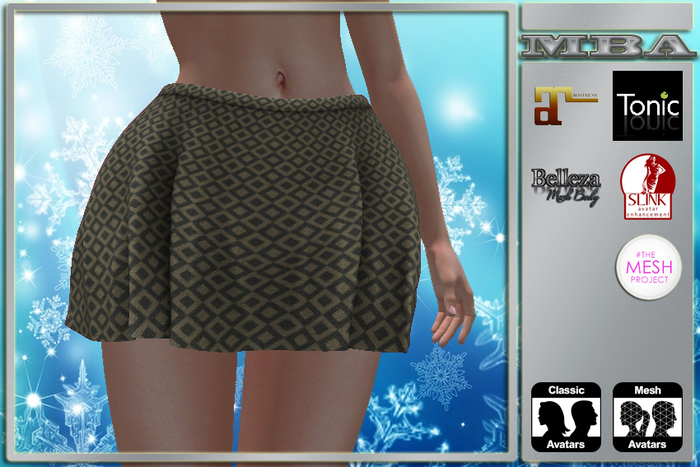 *MBA* Diamonds Skirt