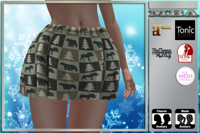 *MBA*  Patchwork Skirt