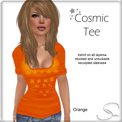 [Stellar] Cosmic Tee in orange