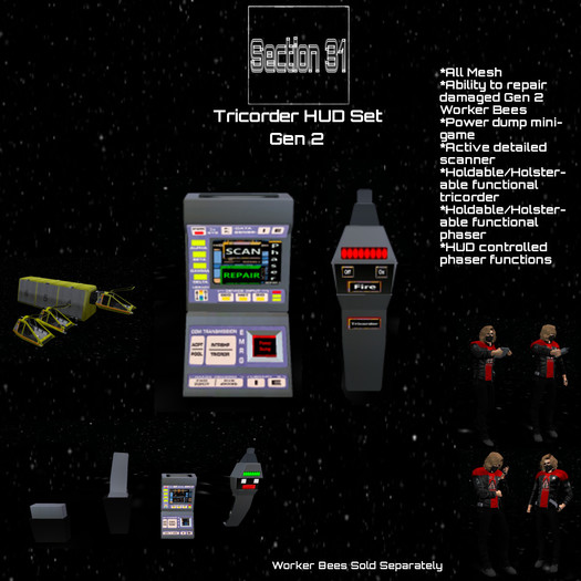 Section 31 Tricorder HUD Set (Gen 2)