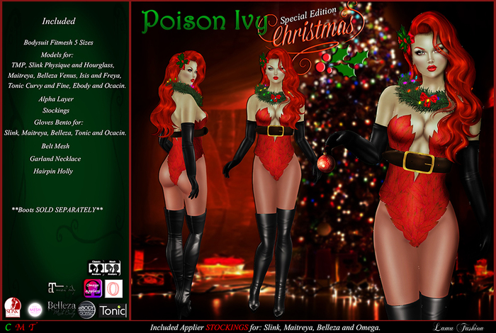 -Lamu Fashion-Outfit *Poison Ivy Christmas Special Edition*