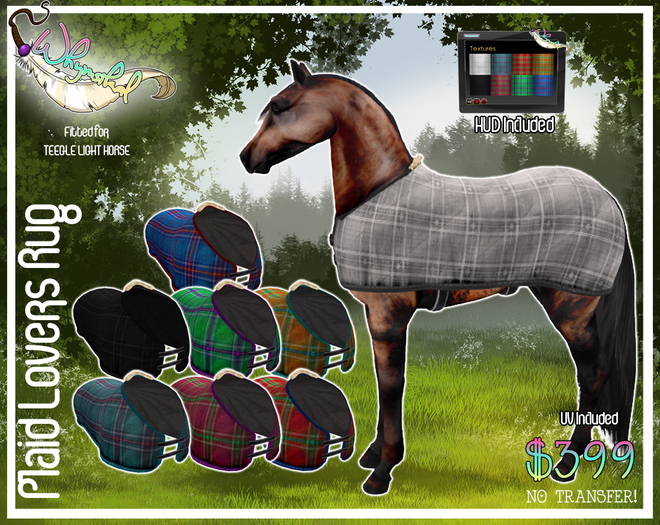 Plaid Lovers - Teegle Light Horse