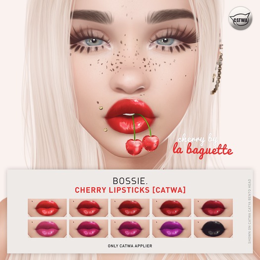 Bossie. cherry lipsticks [catwa] (wear me)