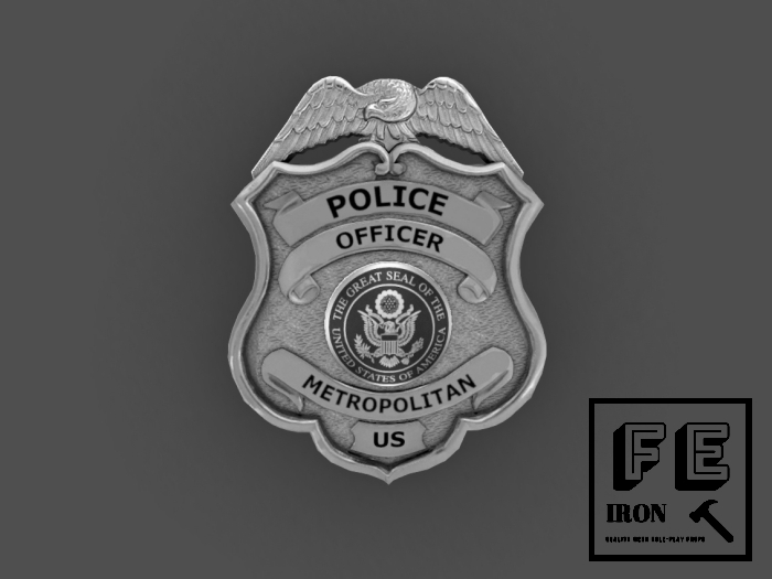 Fe[IRON] Custom Police Badge 1 (DEMO)
