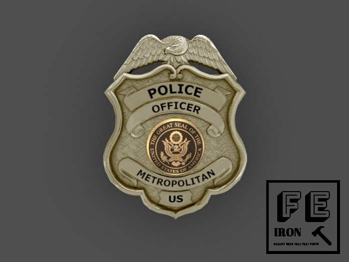 Fe[IRON] Custom Police Badge 1