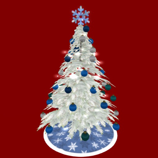 Christmas Tree, Snowy Twinkling Decorated Fir, 8 Li , Bagged