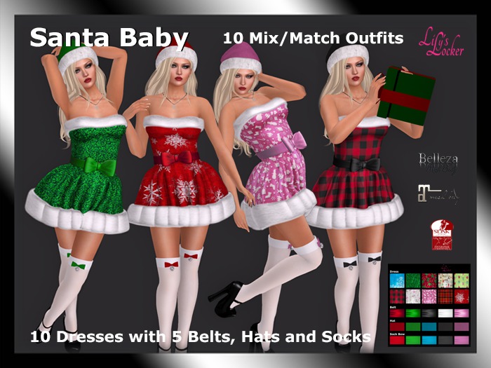 Lily's Locker - Santa Baby Outfit (wear to unpack)