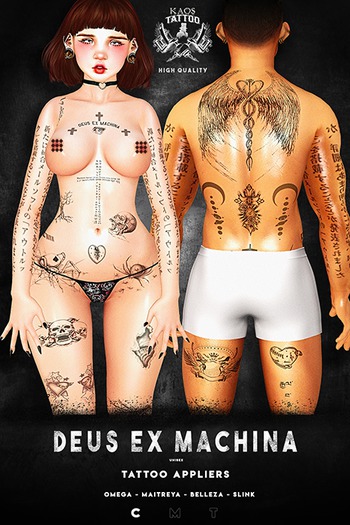 KAOS DEUS EX MAXINA TATTOO