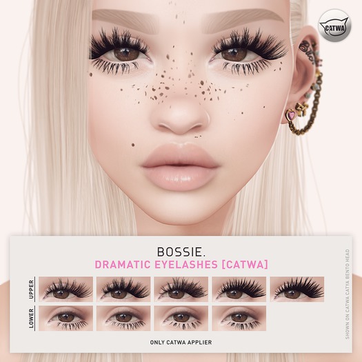 Bossie. dramatic eyelashes [catwa] (wear me)