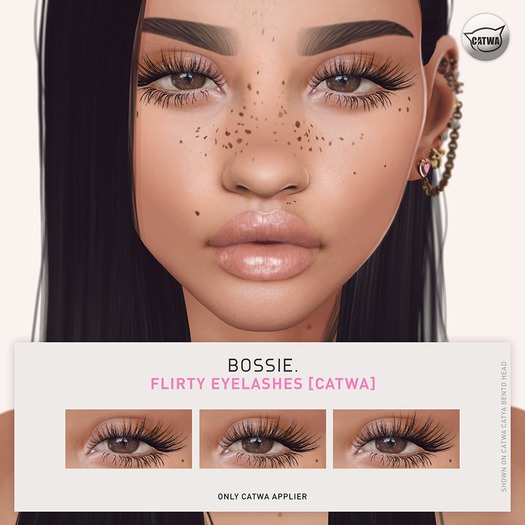 Bossie. flirty eyelashes [catwa] (wear me)