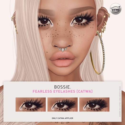 Bossie. fearless eyelashes [catwa] (wear me)