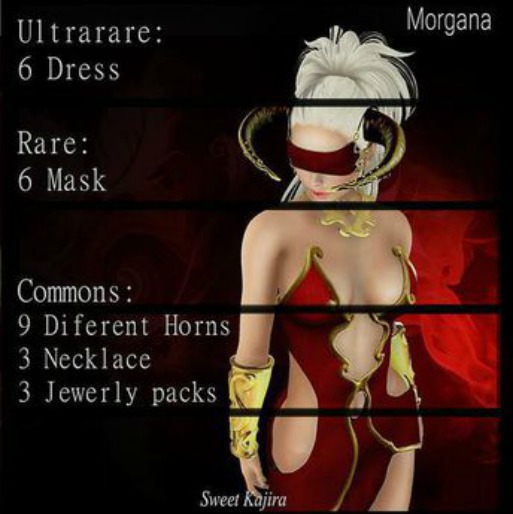 *Sweet Kajira*Morgana gold Jewerly Fitted (BOX)