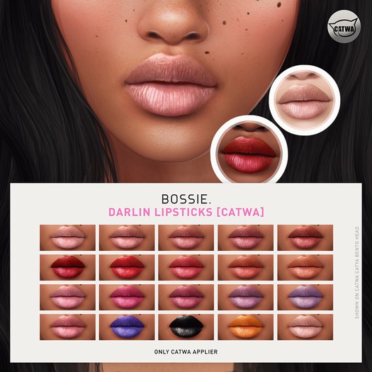 Bossie. darlin lipsticks [catwa] (wear me)