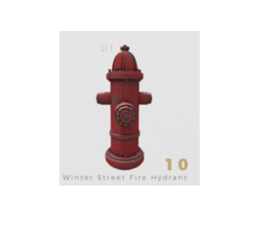 MINIMAL - Winter Street Fire Hydrant 10