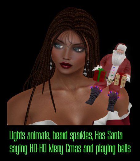 All About Country Shoulder Santa