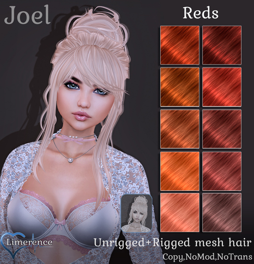 {Limerence} Joel hair-Reds