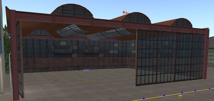 Wave Top Airplane Hangar
