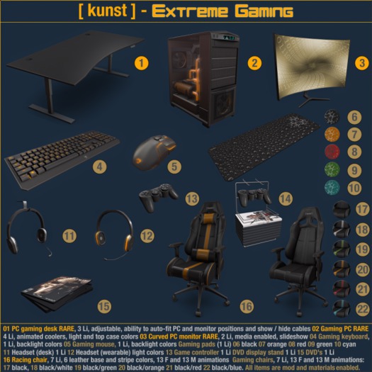 .07 [ kunst ] - Gaming pad / orange