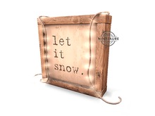 Trompe Loeil - Let It Snow Text Box
