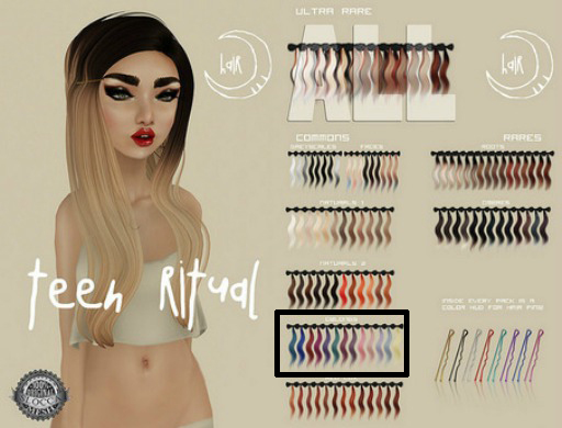MOON{Hair}. Teen Ritual - Oblongs