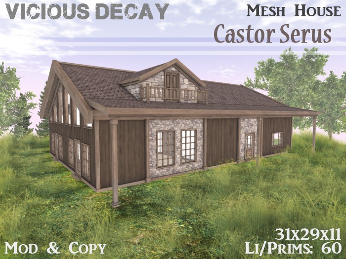Vicious Decay - Mesh House "Castor Serus"
