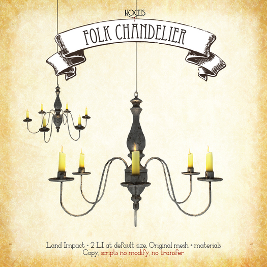 [noctis] Folk Chandelier  ADD ME to unpack