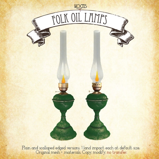 [noctis] Folk oil lamps