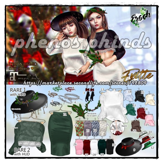 12. ERSCH - Evette Gacha MAITREYA hat green
