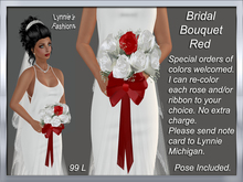 BOUQUET BRIDE RED UNPACK