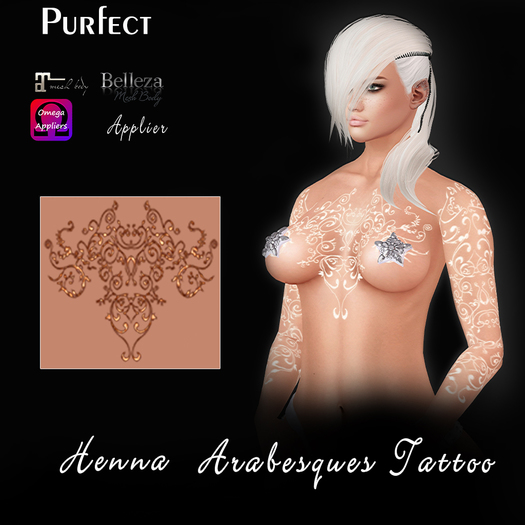 Purfect Arabesques Tattoo Henna
