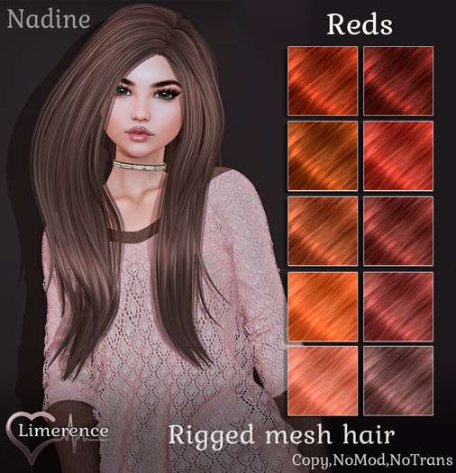 {Limerence} Nadine hair-Reds
