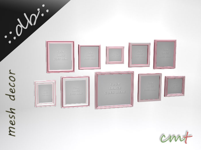 ::db:: Picture Frame Rows Blush