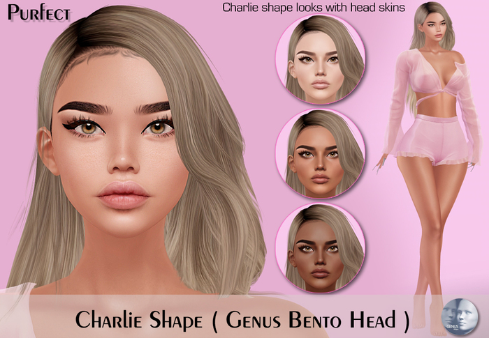 Purfect Charlie Shape ( Genus Bento Head )