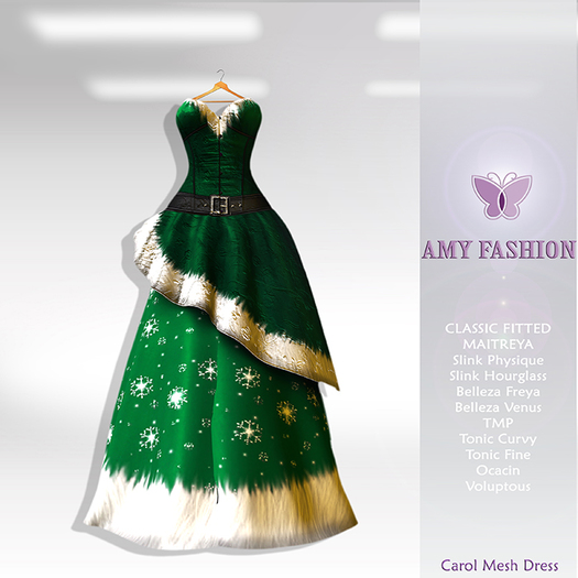 =AF= Carol Mesh Dress - Green