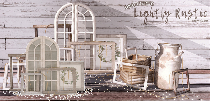 DISORDERLY. / Lightly Rustic / Frames