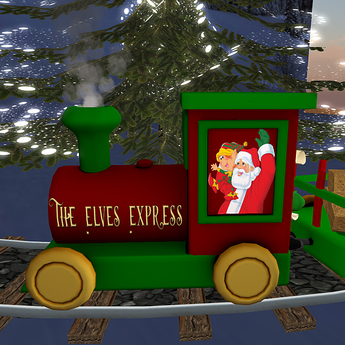 Second Life Marketplace - The Elves Express / Christmas Toy Train with ...